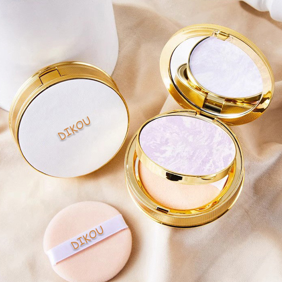 Customized compact powder  oil-control  concealer long-lasting and non-smudging powder, OEM contract manufacturing-Guangzhou Dikou Cosmetics Co.,Ltd