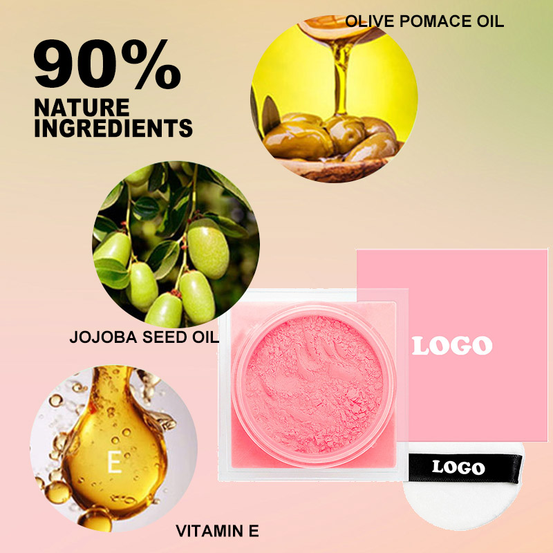 图片[4]-Long-Lasting Waterproof Organic Full Coverage Setting Loose Powder Oil-Control Vegan Matte Powder Makeup