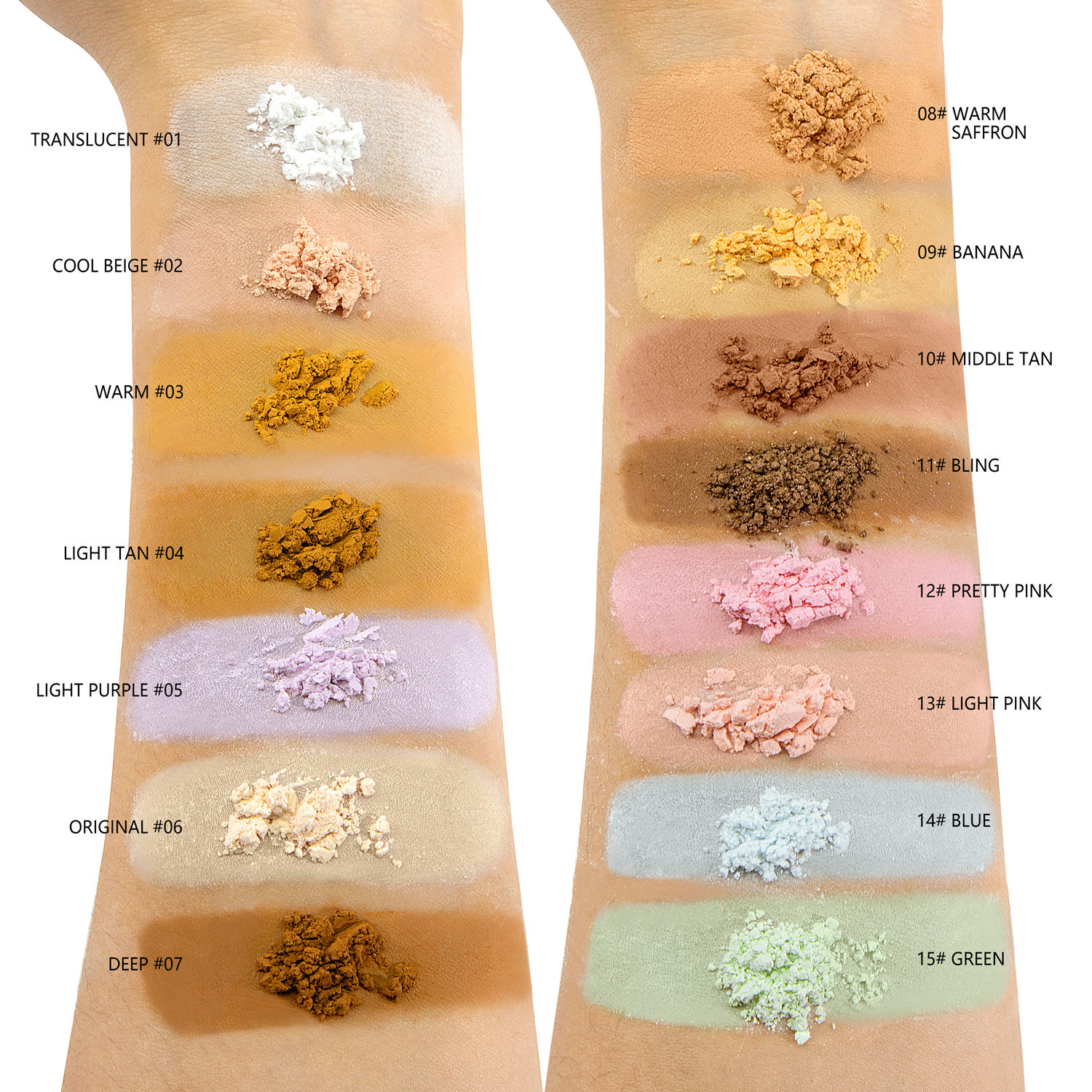 图片[5]-Custom Face Oil Control Loose Powder Vegan Waterproof Spf Cosmetics Private Label Pink Makeup Loose Setting Powder