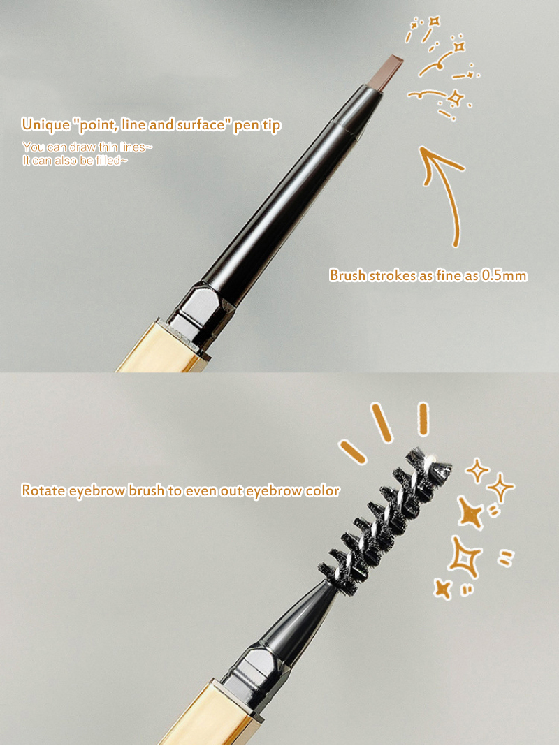 图片[7]-Gold Eyebrow Pencils Slim Waterproof Private Label Eyebrow Pencil Waterproof Thin Eye Brow Pencil Private Label Custom