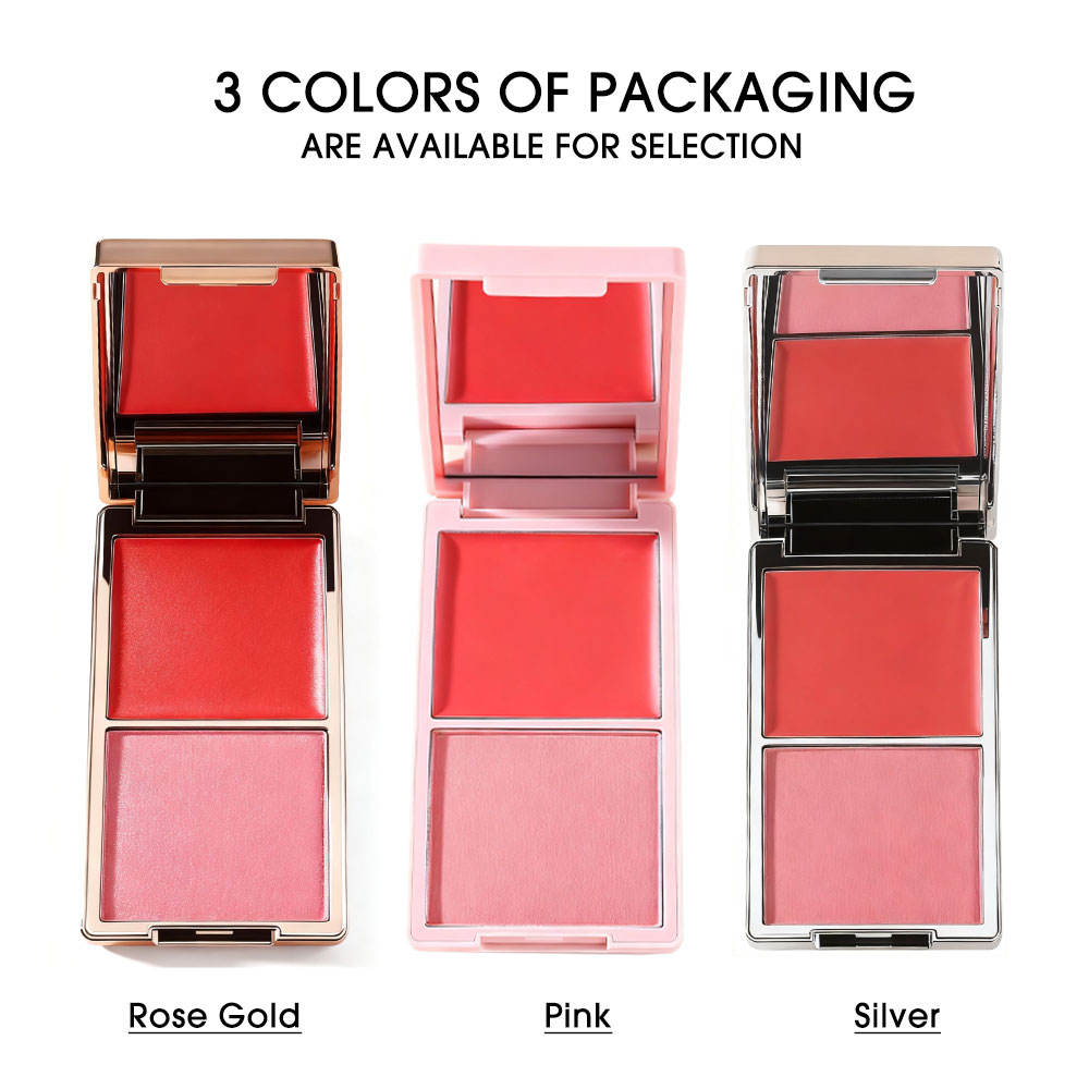 图片[4]-Blush Palette Baked Blush Vegan Blusher Custom Logo Cream High Pigment Blush Wholesale