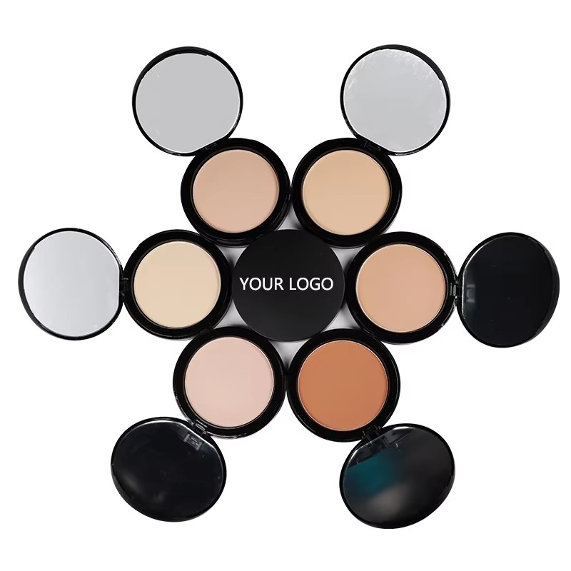 图片[5]-OEM Matte Pressed Powder Palette Private Label Makeup Full Coverage Transparent Concealer Foundation Compact Pressed Powder