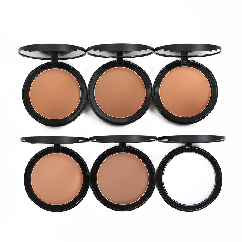 图片[1]-OEM Matte Pressed Powder Palette Private Label Makeup Full Coverage Transparent Concealer Foundation Compact Pressed Powder