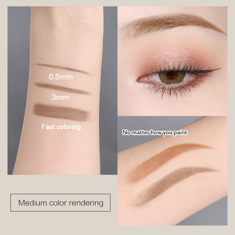 图片[5]-Gold Eyebrow Pencils Slim Waterproof Private Label Eyebrow Pencil Waterproof Thin Eye Brow Pencil Private Label Custom