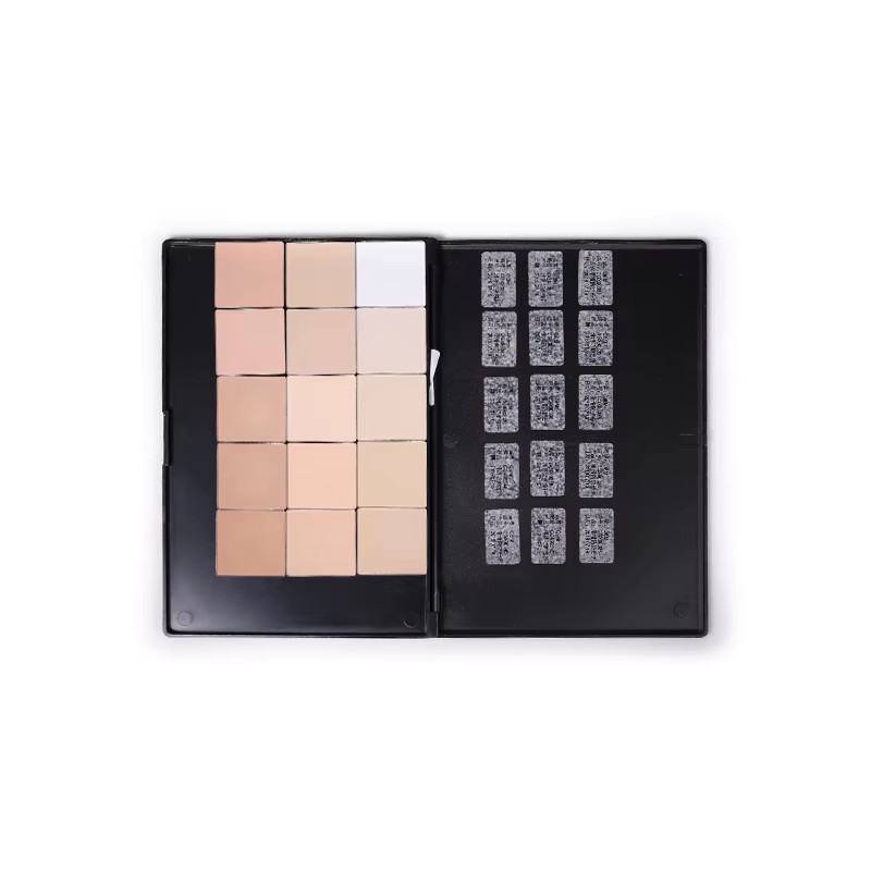 图片[8]-OEM Matte Pressed Powder Palette Private Label Makeup Full Coverage Transparent Concealer Foundation Compact Pressed Powder