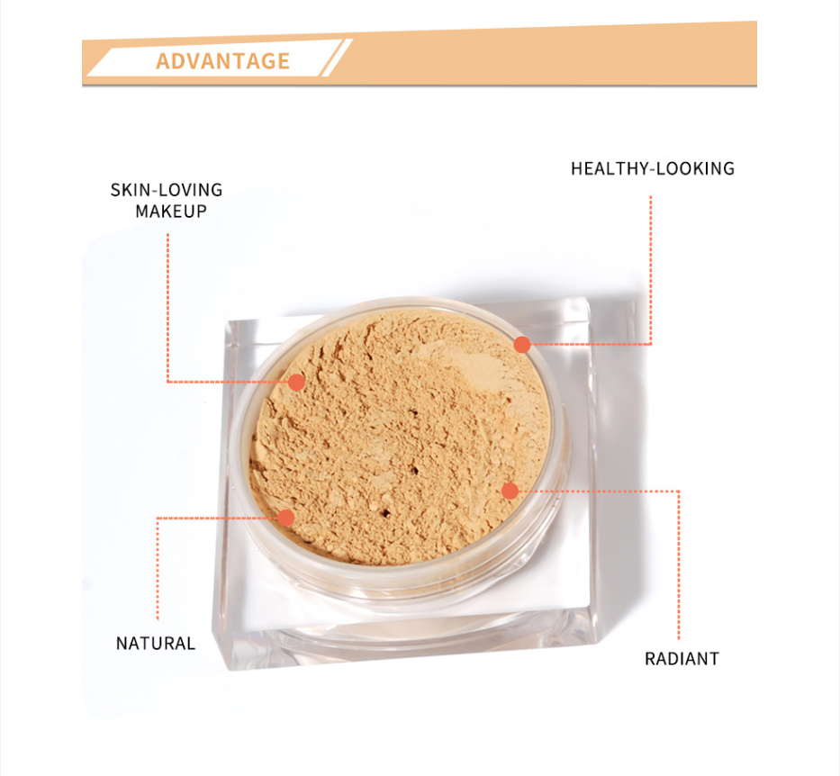 图片[4]-Wholesale Professional Face Use Makeup Cosmetics 8 Color No logo Private Label Matte Finish Setting Powder Oil-control Loose Powder