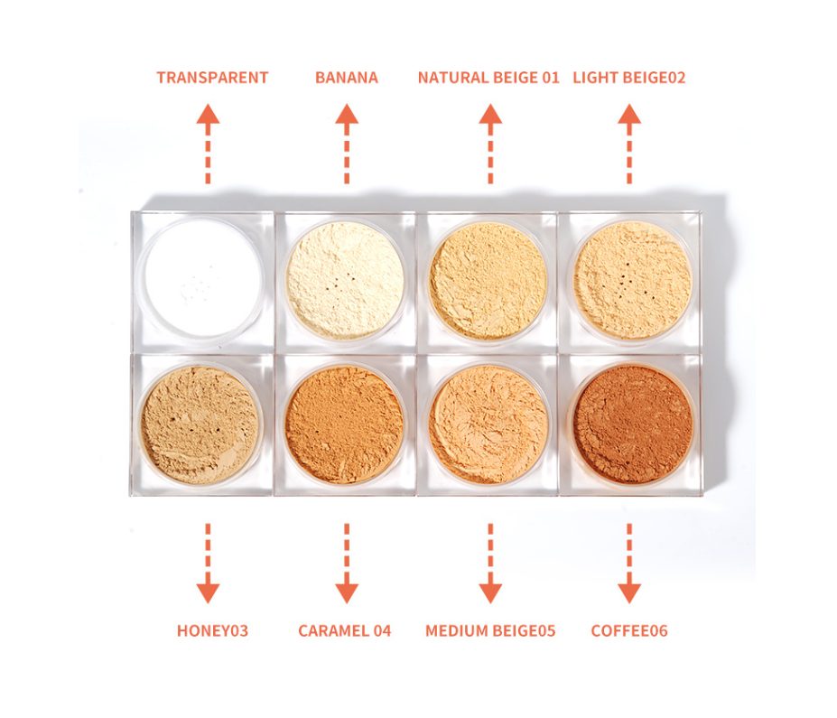 图片[6]-Wholesale Professional Face Use Makeup Cosmetics 8 Color No logo Private Label Matte Finish Setting Powder Oil-control Loose Powder