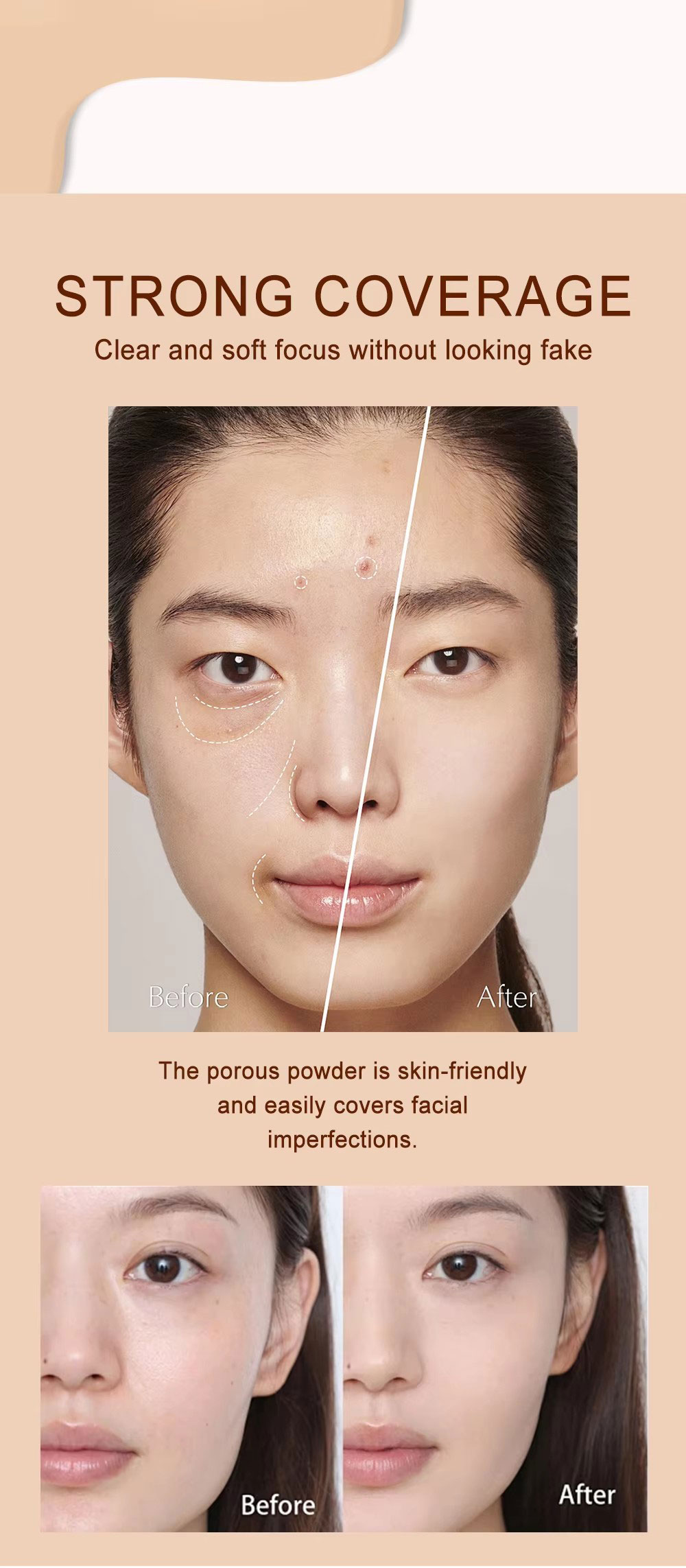 图片[7]-High Quality Cosmetics Makeup 24h Long Lasting Vegan Private Label Matte Full Coverage Foundation