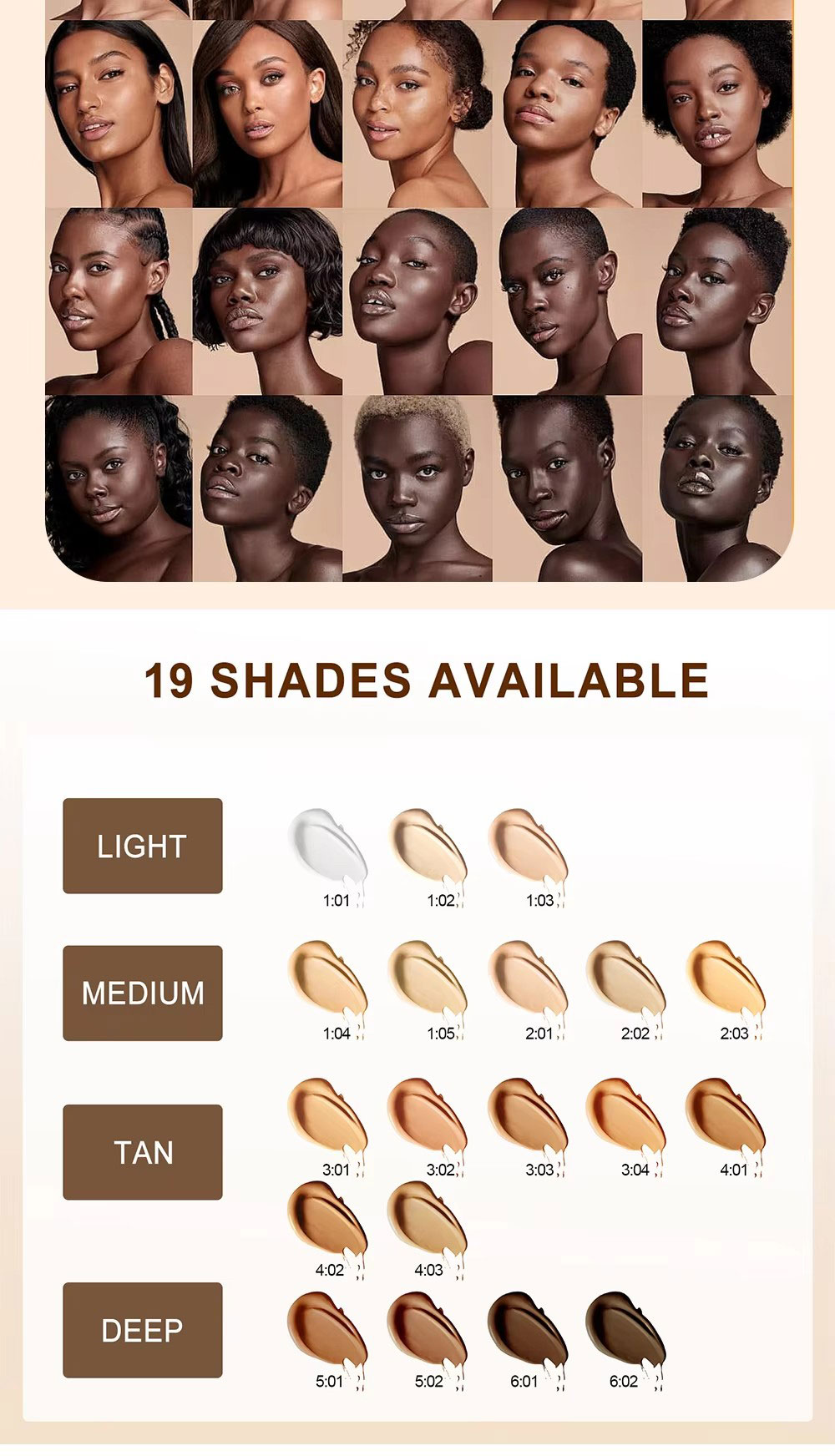 图片[4]-Private Label Liquid Foundation Full Coverage Waterproof Customized Your Logo 24H Long Lasting Vegan Matte Foundation Makeup
