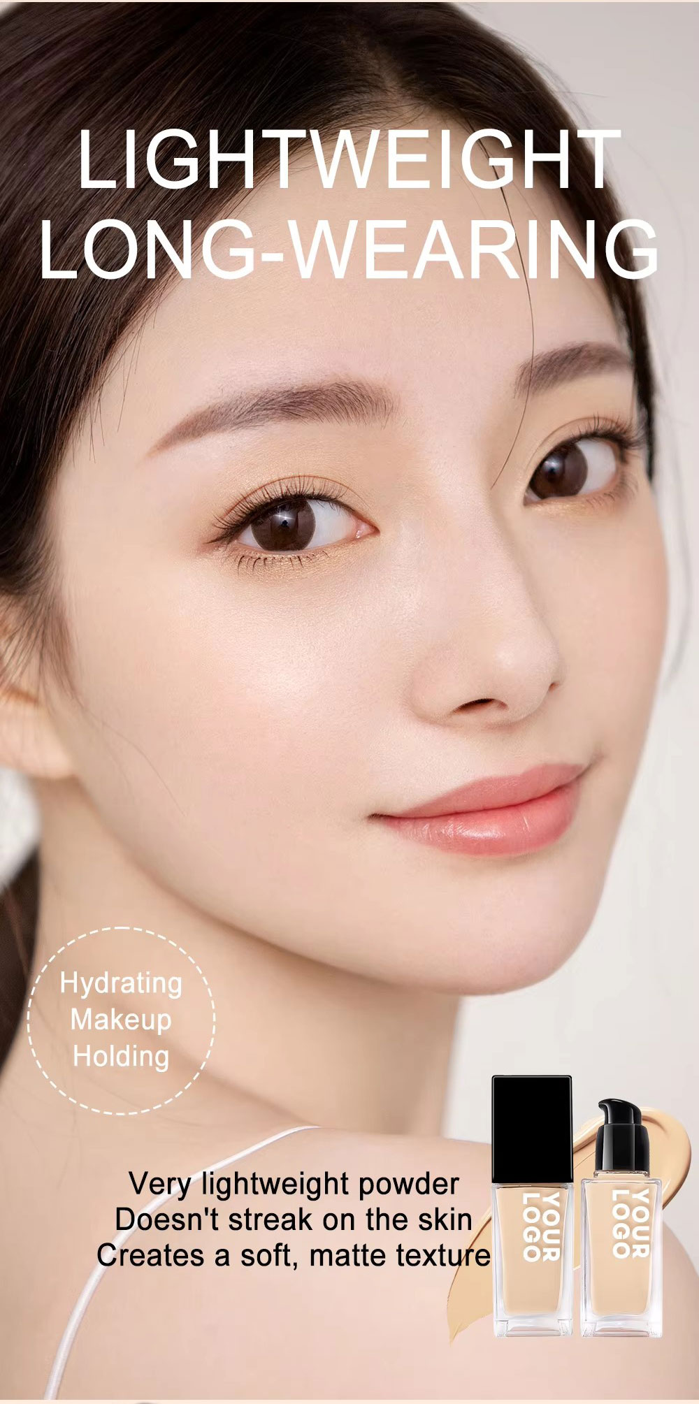 图片[2]-High Quality Cosmetics Makeup 24h Long Lasting Vegan Private Label Matte Full Coverage Foundation