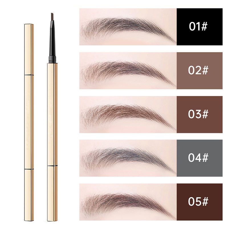 High Quality Eye Brow Pen Private Label Makeup Dark Brown Waterproof Eyebrow Pencil-Guangzhou Dikou Cosmetics Co.,Ltd