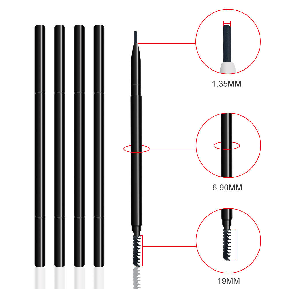 图片[1]-High Quality Eye Brow Pen Private Label Makeup Dark Brown Waterproof Eyebrow Pencil