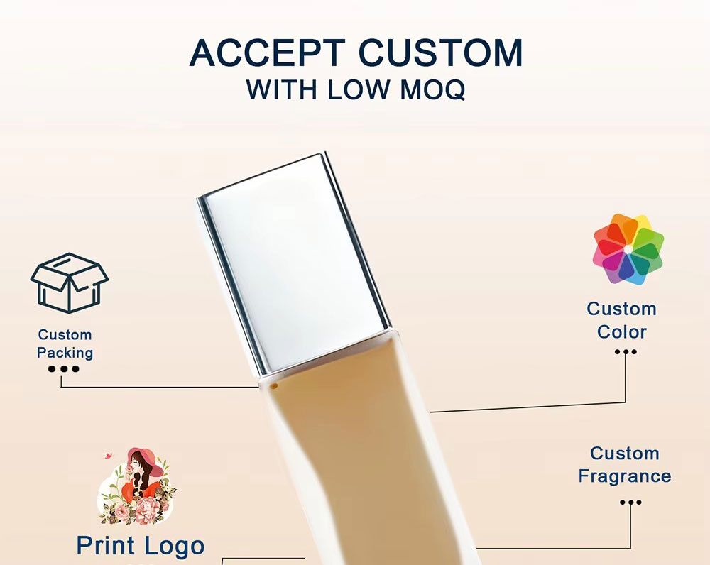 图片[6]-Private Label Liquid Foundation Full Coverage Waterproof Customized Your Logo 24H Long Lasting Vegan Matte Foundation Makeup