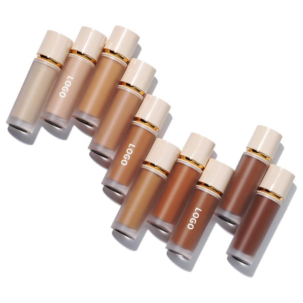 图片[7]-Custom Vegan Makeup 10 Colors Cream Concealer for White Dark Skin Long Lasting Waterproof Private Label Matte Liquid Concealer