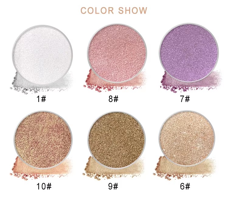 图片[7]-Professional Face Make up Supply 6 Colors Makeup Highlighter Palette Glow Bronze Private Label Custom Makeup Base