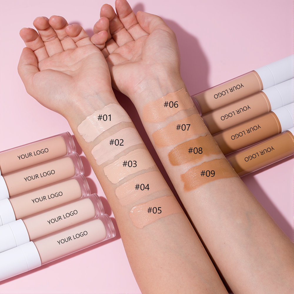 Image [7]-Wholesale Organic Skin Care Multi Colors Liquid Concealer Long-lasting Waterproof Vegan Natural Liquid Concealer Custom Logo OEM ODM Private Label Makeup Manufacturer Formula Customization for All Skin Types