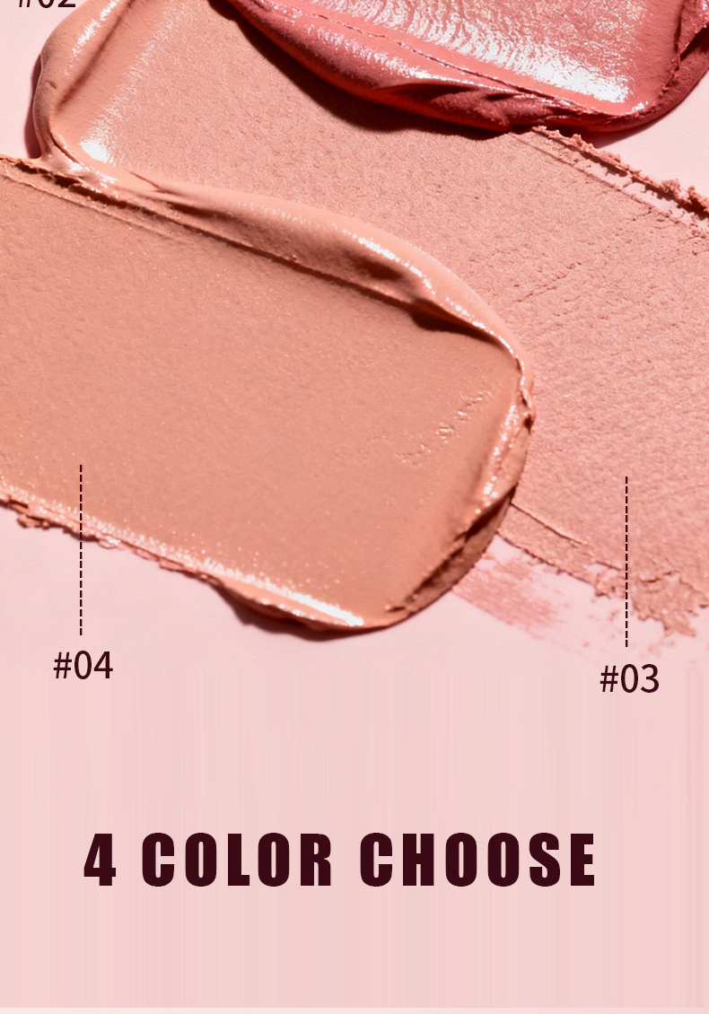 Image [5]-High Pigment Vegan Cream Powder Blush Stick Blusher Custom Waterproof Moisturizing Natural Dewy Makeup Blush Private Labe