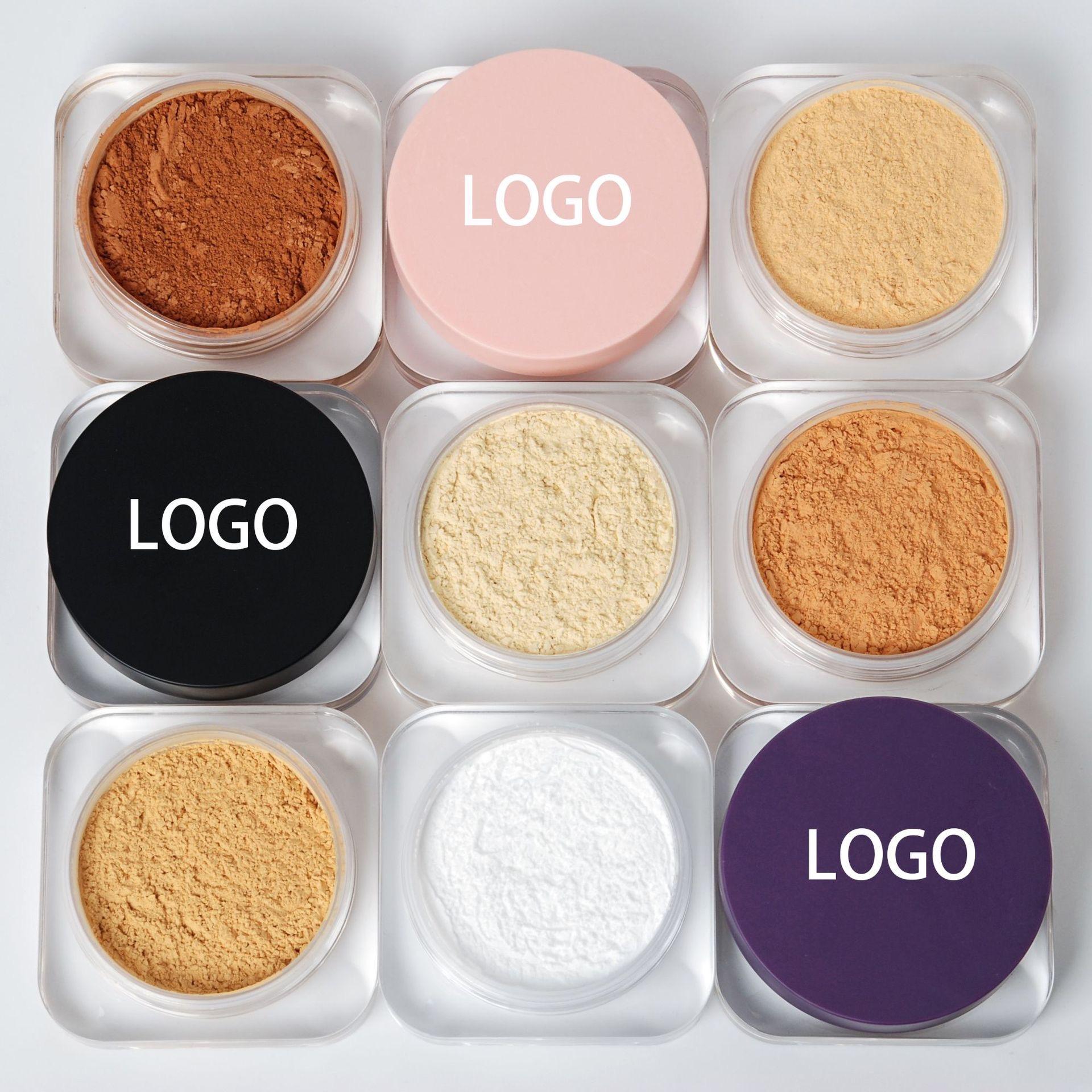 Pink Package 14 Colors Matte Loose Powder for Makeup Private Label Setting Powder Waterproof-Guangzhou Dikou Cosmetics Co.,Ltd