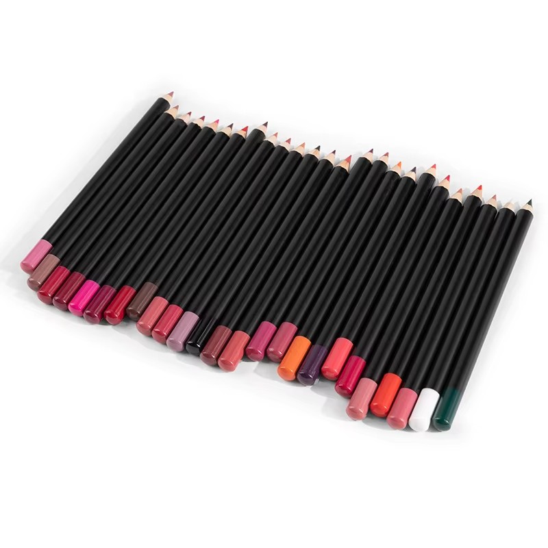 Image [3]-OEM Custom 25 Colors Lip Liner Private Label Brown Lip Pencil Matte Vegan Waterproof Long Lasting Creamy Smudge Proof Lip LIner