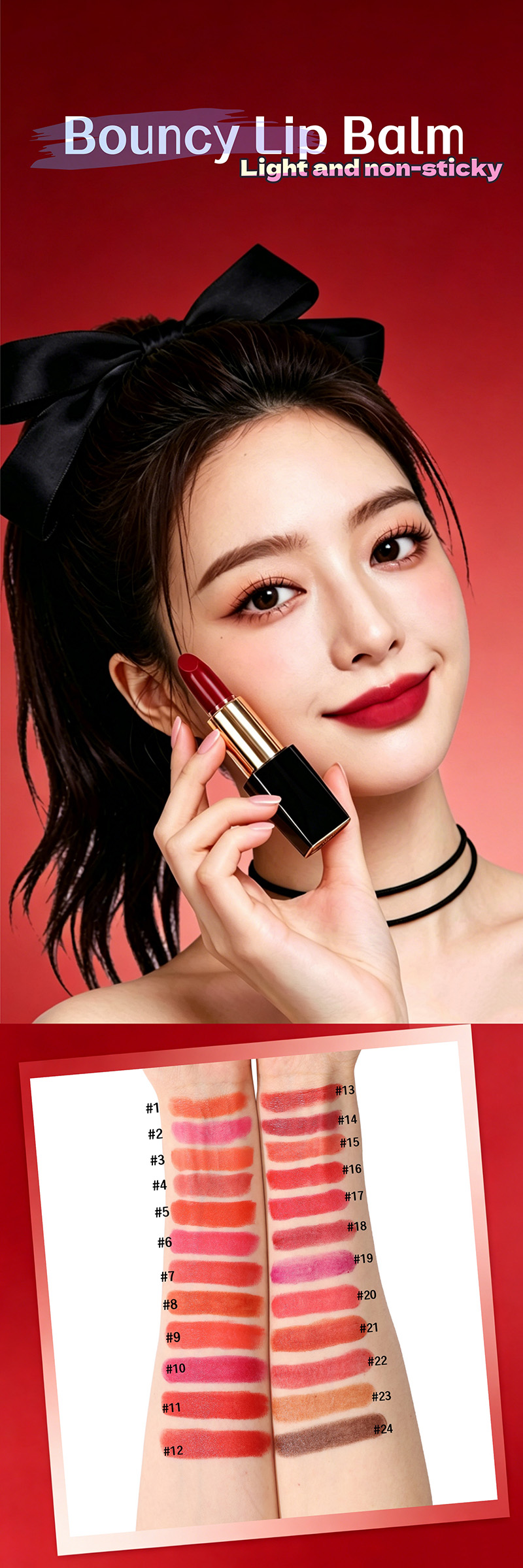 Image [5]-2026 Wholesale Custom Matte Lipstick White Cosmetic Lipstick with Long-lasting Effect