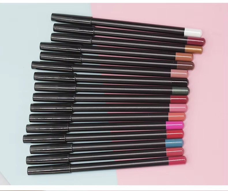 Image [5]-OEM Custom 25 Colors Lip Liner Private Label Brown Lip Pencil Matte Vegan Waterproof Long Lasting Creamy Smudge Proof Lip LIner